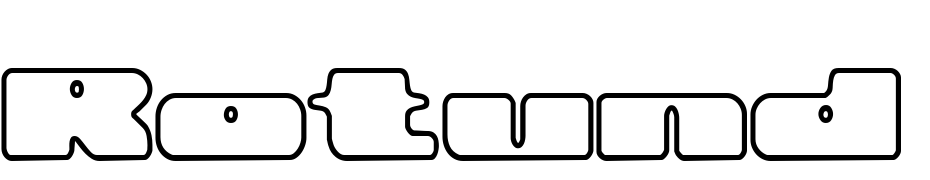 Rotund Outline (BRK) Font Download Free