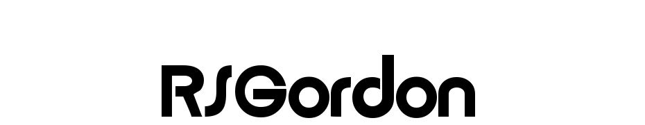 RSGordon Font Download Free