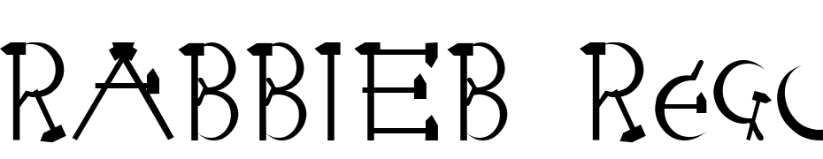 RABBIEB Regular Font Download Free