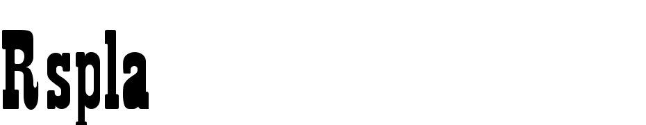 RSPlaybill Font Download Free