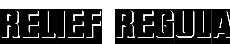 Relief Regular Font Download Free