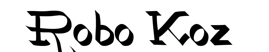 Robo Koz Font Download Free