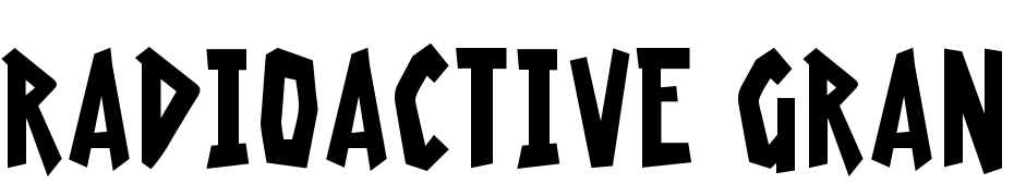 Radioactive Granny Font Download Free
