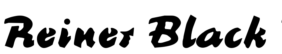 Reiner Black DB Font Download Free