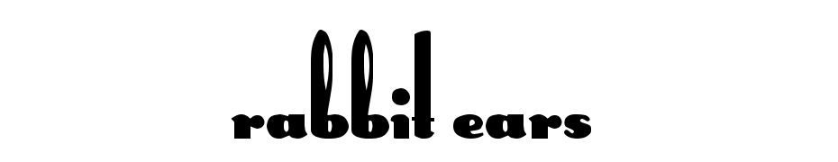 Rabbit Ears Yazı tipi ücretsiz indir