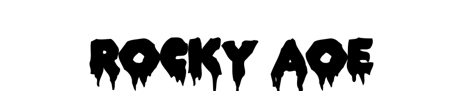 ROCKY AOE Font Download Free