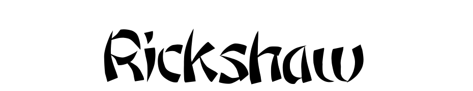 Rickshaw Font Download Free