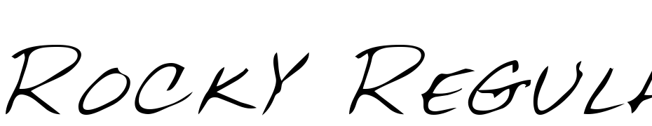 Rocky Regular Font Download Free