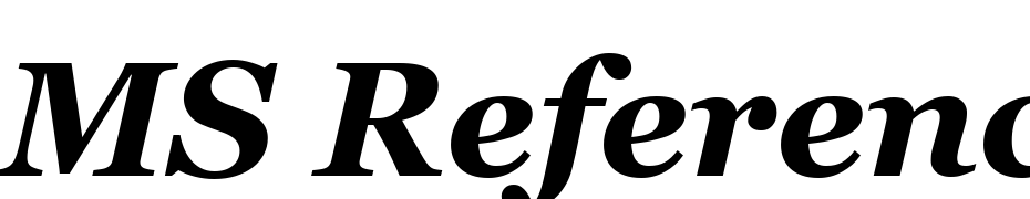 MS Reference Serif Bold Italic Font Download Free