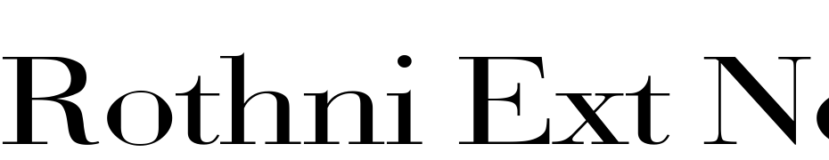 Rothni Ext Norma Font Download Free