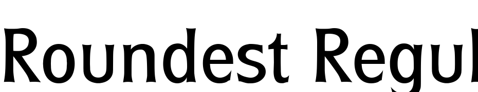 Roundest Regular Font Download Free