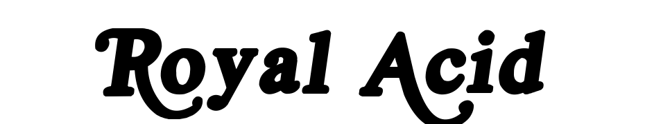 Royal Acid Font Download Free