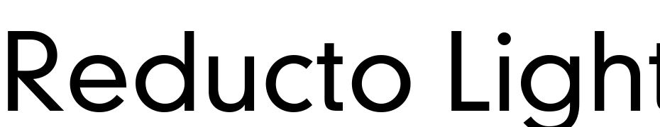 Reducto Light SSi Light Font Download Free
