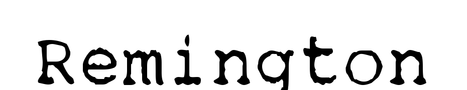 Remington Font Download Free
