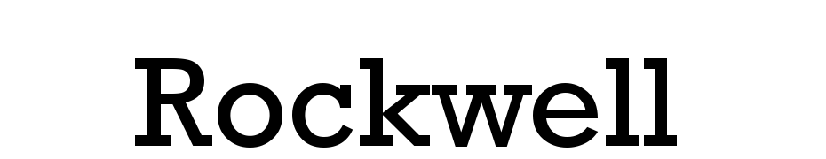 Rockwell Font Download Free