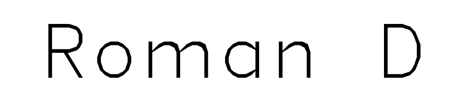 Roman D Font Download Free