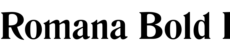 Romana Bold BT Font Download Free