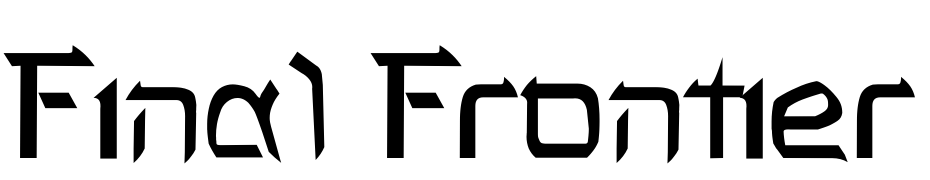 Final Frontier Font Download Free