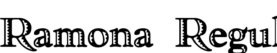Ramona Regular Font Download Free