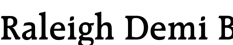 Raleigh Demi Bold BT Font Download Free