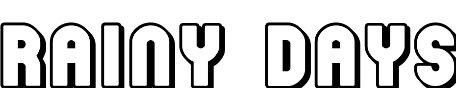 Rainy Days Font Download Free