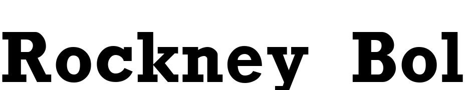 Rockney Bold Font Download Free