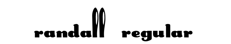 RANDALL Regular Font Download Free