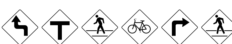 Road Warning Sign Schrift Herunterladen Kostenlos