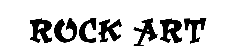 Rock Art Font Download Free