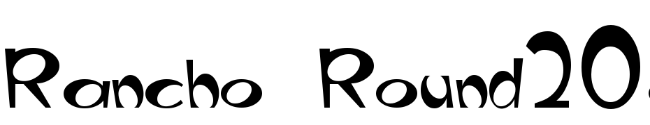 Rancho Round20guage Font Download Free
