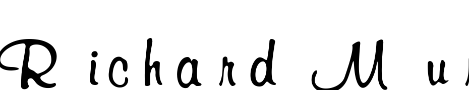 Richard Murray Font Download Free