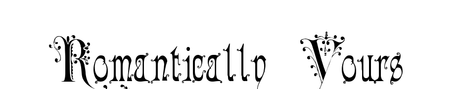 Romantically Yours Font Download Free