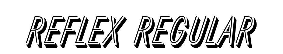 Reflex Regular Font Download Free