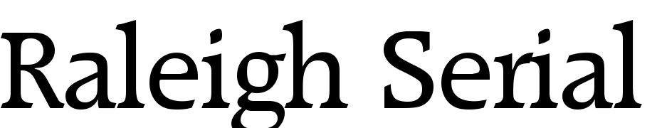 Raleigh Serial Regular DB Font Download Free