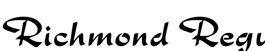 Richmond Regular DB Font Download Free