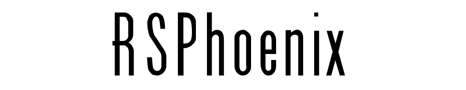 RSPhoenix Font Download Free
