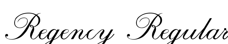 Regency Regular Font Download Free