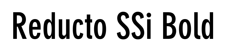 Reducto SSi Bold Font Download Free