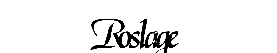 ROSLAGEN Regular Font Download Free