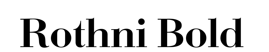 Rothni Bold Font Download Free