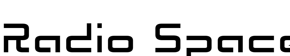 Radio Space Font Download Free