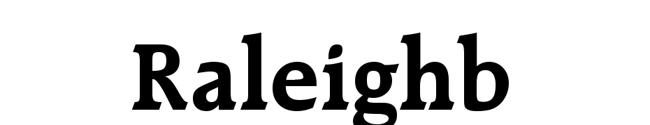 Raleigh Bold BT Font Download Free