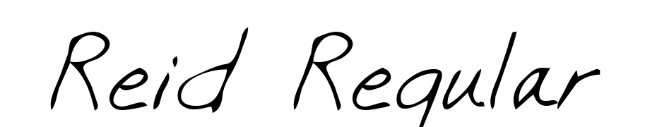 Reid Regular Font Download Free