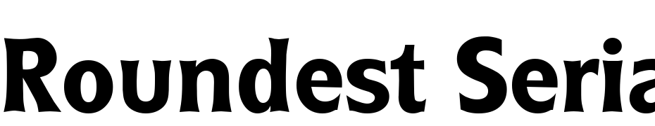 Roundest Serial Bold DB Font Download Free