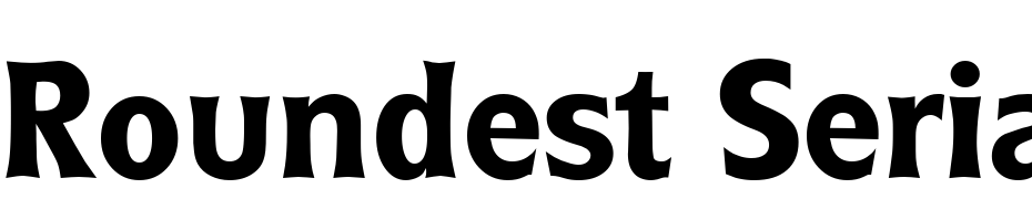 Roundest Serial Bold DB Font Download Free