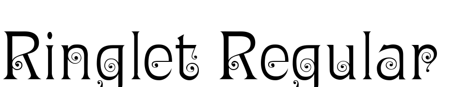 Ringlet Regular Font Download Free