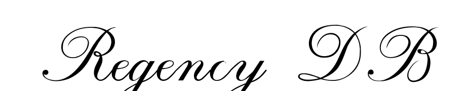 Regency DB Font Download Free