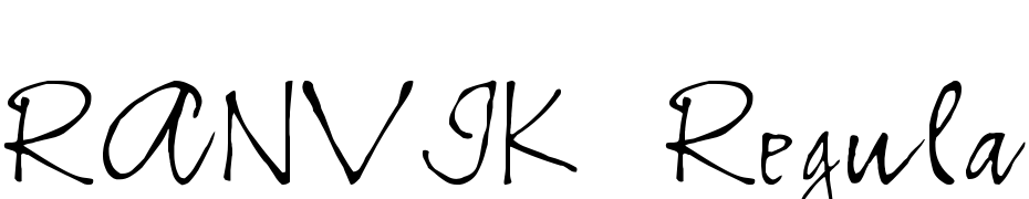 RANVIK Regular Schrift Herunterladen Kostenlos