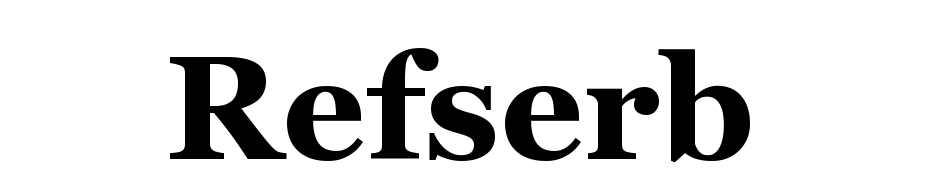 MS Reference Serif Bold Font Download Free