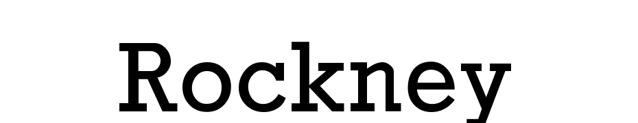Rockney Regular Font Download Free